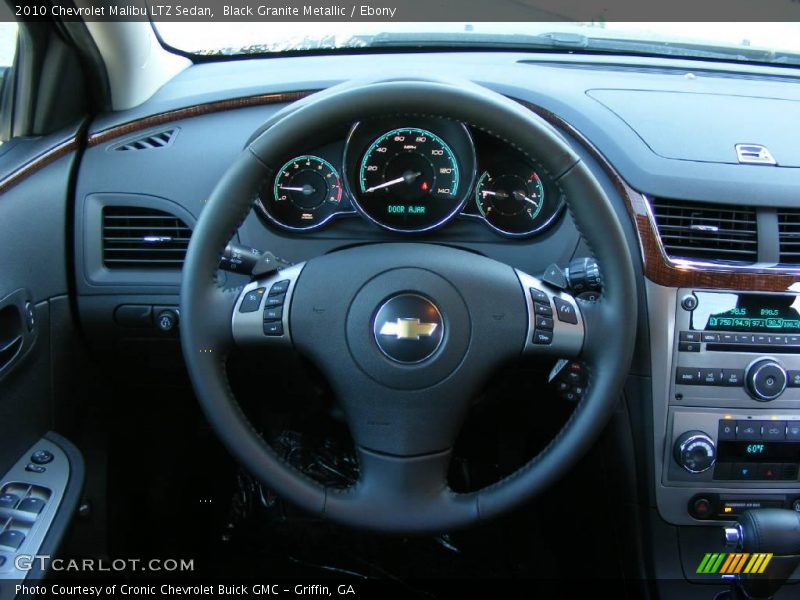 Black Granite Metallic / Ebony 2010 Chevrolet Malibu LTZ Sedan