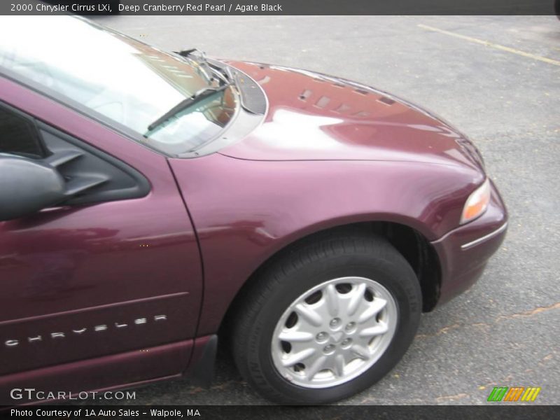 Deep Cranberry Red Pearl / Agate Black 2000 Chrysler Cirrus LXi