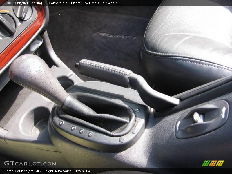 Bright Silver Metallic / Agate 2000 Chrysler Sebring JXi Convertible