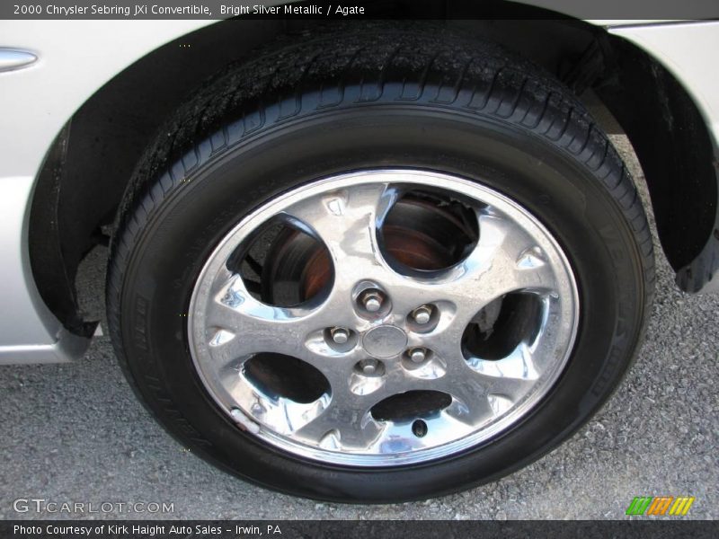 Bright Silver Metallic / Agate 2000 Chrysler Sebring JXi Convertible