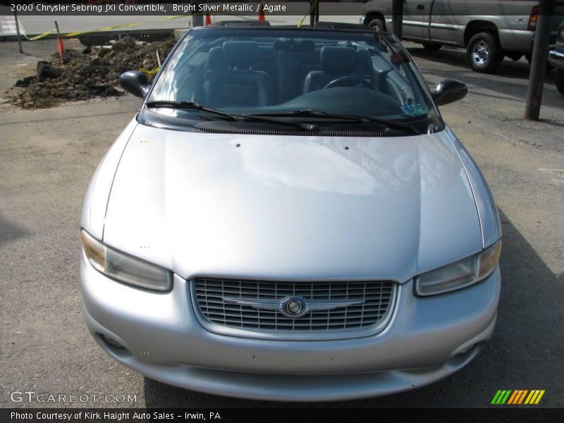 Bright Silver Metallic / Agate 2000 Chrysler Sebring JXi Convertible