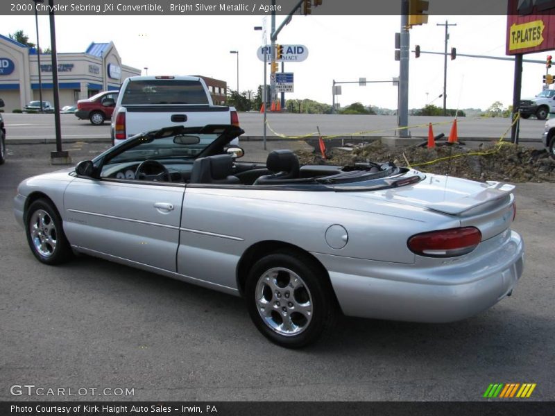 Bright Silver Metallic / Agate 2000 Chrysler Sebring JXi Convertible