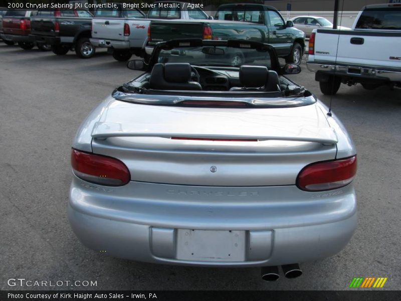 Bright Silver Metallic / Agate 2000 Chrysler Sebring JXi Convertible