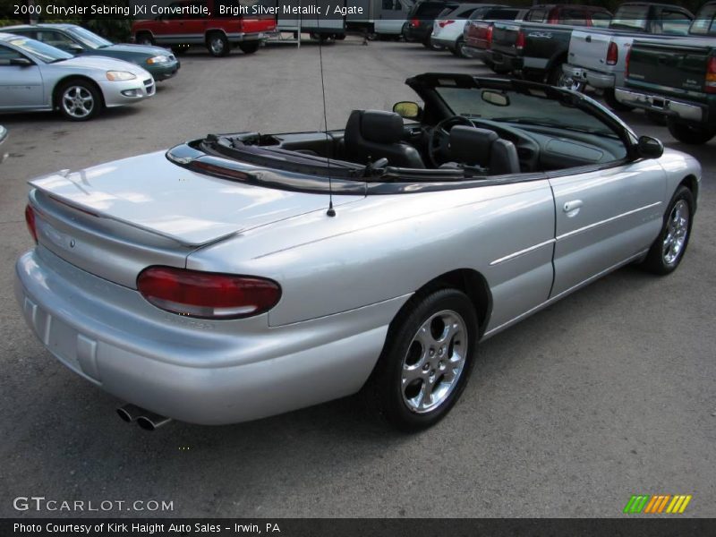 Bright Silver Metallic / Agate 2000 Chrysler Sebring JXi Convertible