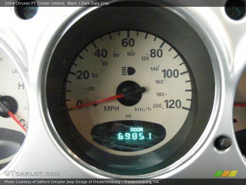 Black / Dark Slate Gray 2004 Chrysler PT Cruiser Limited