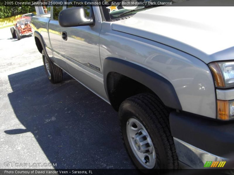 Silver Birch Metallic / Dark Charcoal 2005 Chevrolet Silverado 2500HD Work Truck Extended Cab
