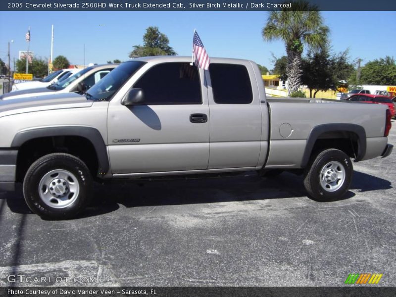 Silver Birch Metallic / Dark Charcoal 2005 Chevrolet Silverado 2500HD Work Truck Extended Cab