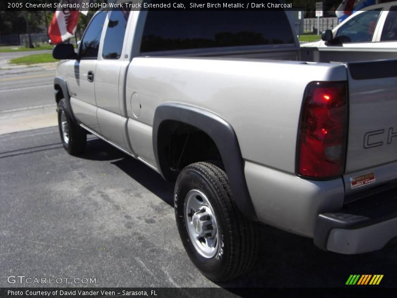 Silver Birch Metallic / Dark Charcoal 2005 Chevrolet Silverado 2500HD Work Truck Extended Cab