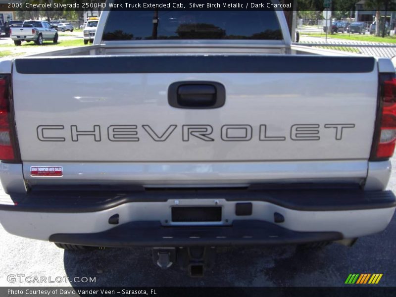 Silver Birch Metallic / Dark Charcoal 2005 Chevrolet Silverado 2500HD Work Truck Extended Cab