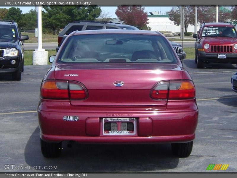 Sport Red Metallic / Gray 2005 Chevrolet Classic