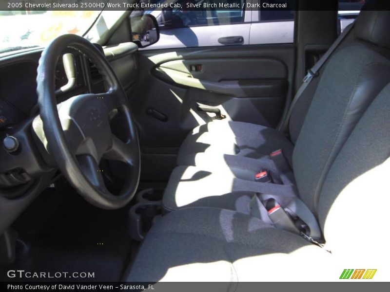 Silver Birch Metallic / Dark Charcoal 2005 Chevrolet Silverado 2500HD Work Truck Extended Cab