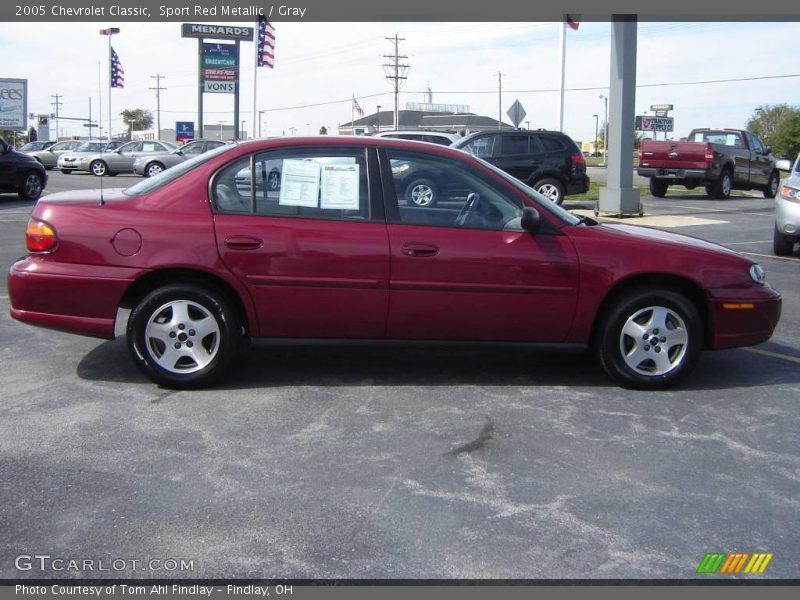 Sport Red Metallic / Gray 2005 Chevrolet Classic