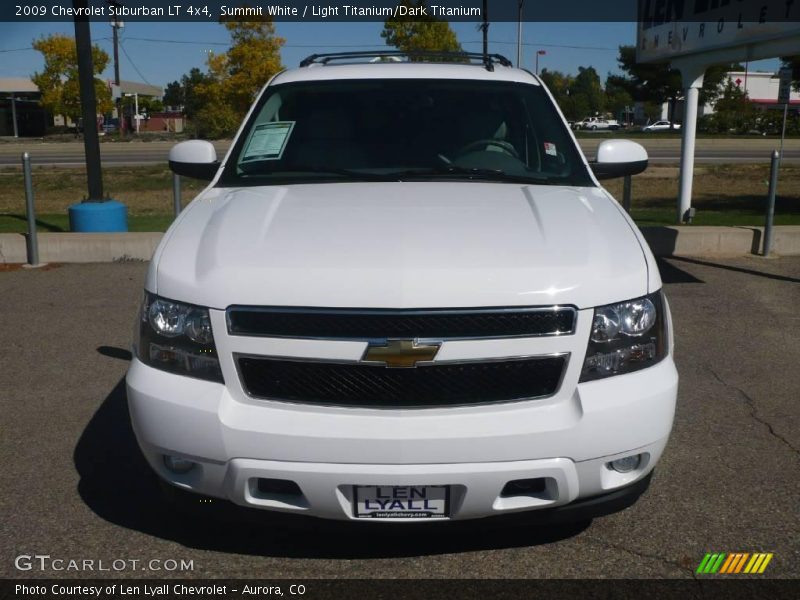 Summit White / Light Titanium/Dark Titanium 2009 Chevrolet Suburban LT 4x4
