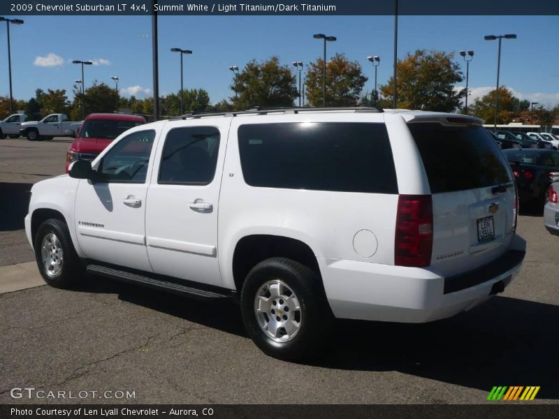 Summit White / Light Titanium/Dark Titanium 2009 Chevrolet Suburban LT 4x4