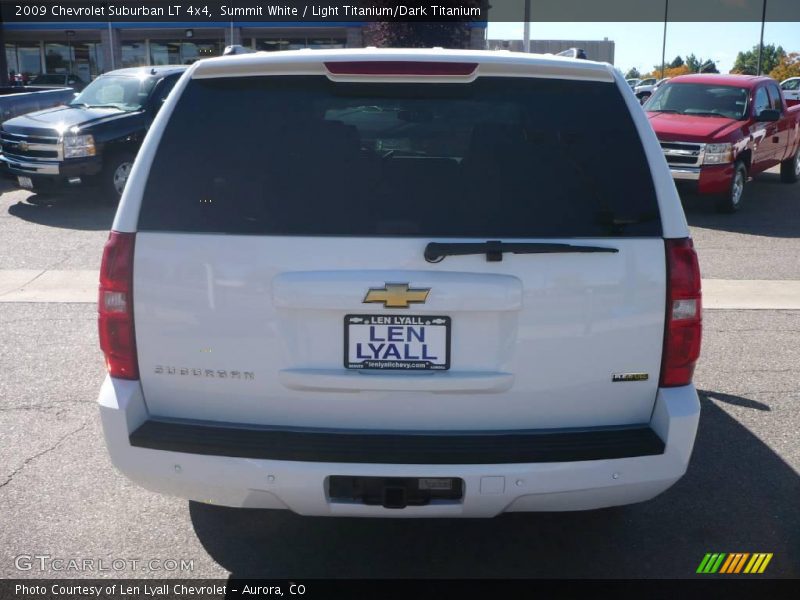 Summit White / Light Titanium/Dark Titanium 2009 Chevrolet Suburban LT 4x4
