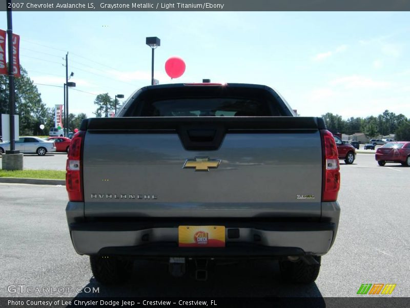 Graystone Metallic / Light Titanium/Ebony 2007 Chevrolet Avalanche LS