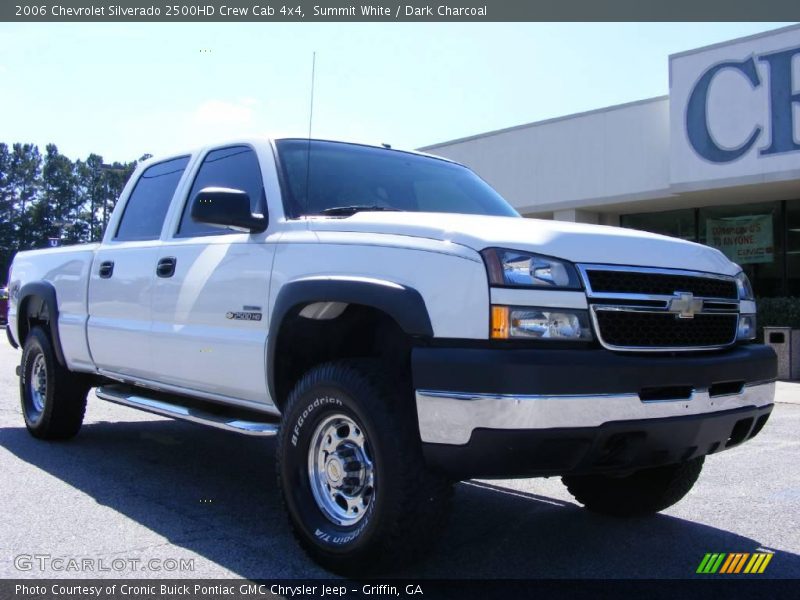 Summit White / Dark Charcoal 2006 Chevrolet Silverado 2500HD Crew Cab 4x4