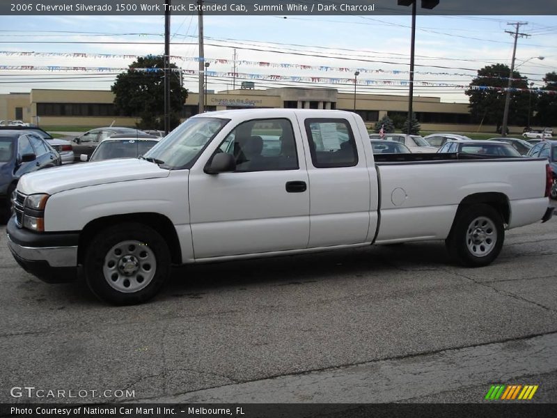 Summit White / Dark Charcoal 2006 Chevrolet Silverado 1500 Work Truck Extended Cab