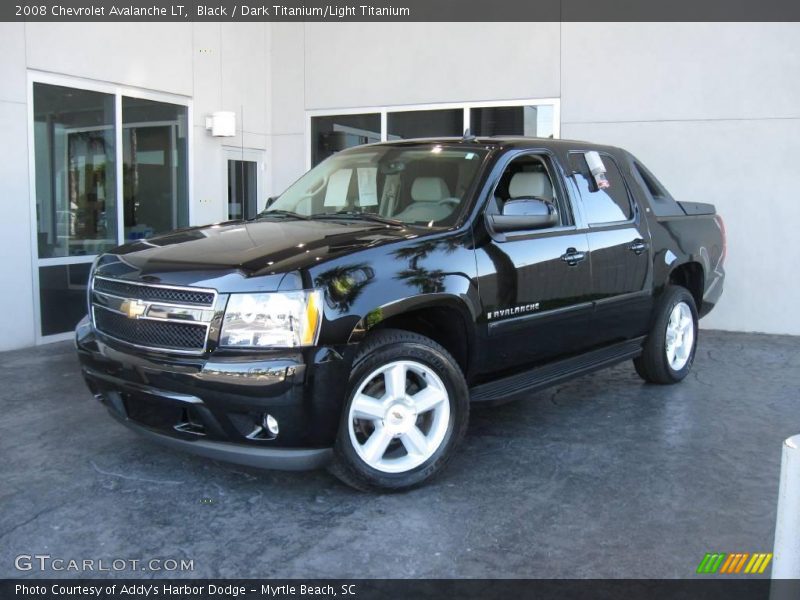 Black / Dark Titanium/Light Titanium 2008 Chevrolet Avalanche LT