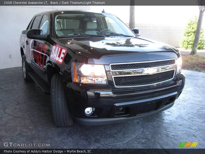 Black / Dark Titanium/Light Titanium 2008 Chevrolet Avalanche LT