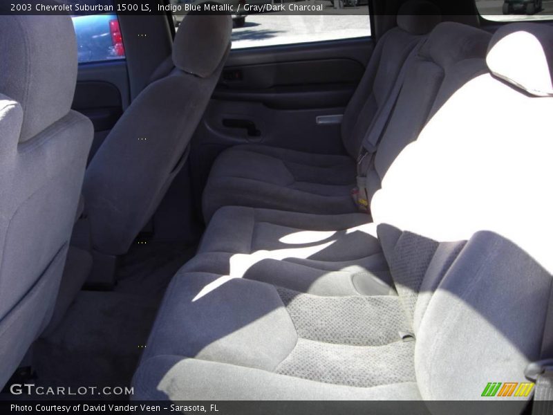 Indigo Blue Metallic / Gray/Dark Charcoal 2003 Chevrolet Suburban 1500 LS
