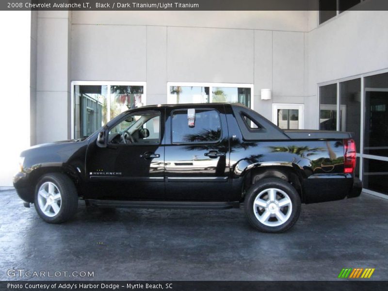 Black / Dark Titanium/Light Titanium 2008 Chevrolet Avalanche LT