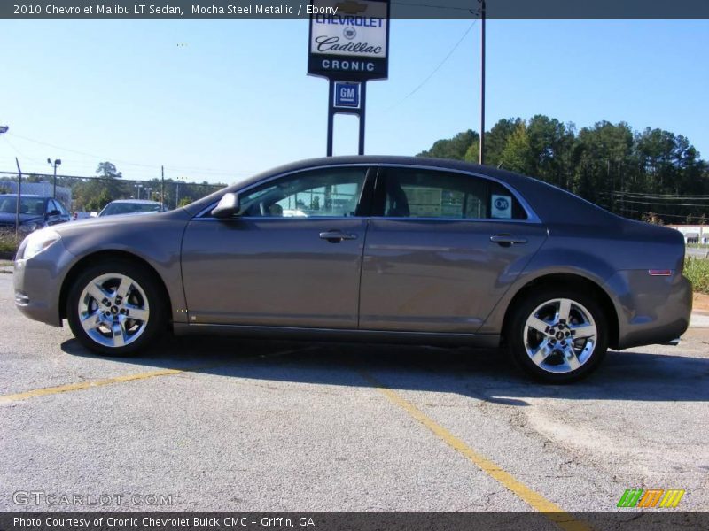 Mocha Steel Metallic / Ebony 2010 Chevrolet Malibu LT Sedan