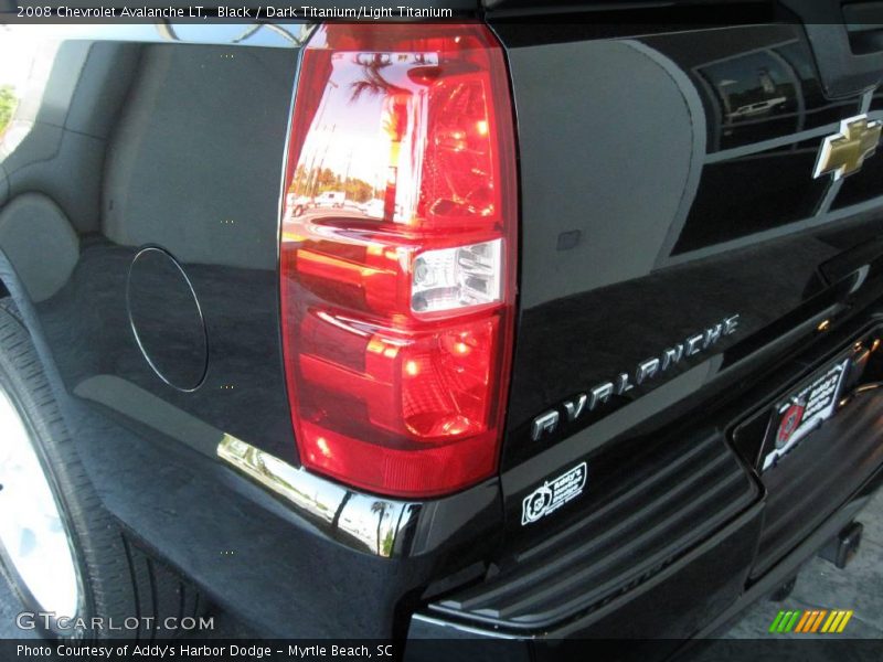Black / Dark Titanium/Light Titanium 2008 Chevrolet Avalanche LT