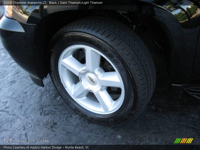 Black / Dark Titanium/Light Titanium 2008 Chevrolet Avalanche LT