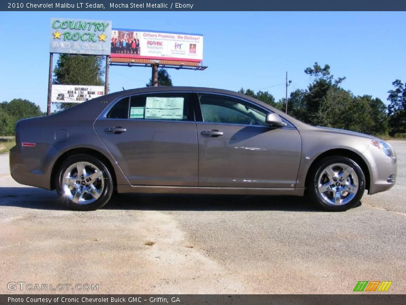 Mocha Steel Metallic / Ebony 2010 Chevrolet Malibu LT Sedan