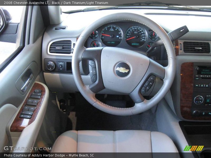 Black / Dark Titanium/Light Titanium 2008 Chevrolet Avalanche LT