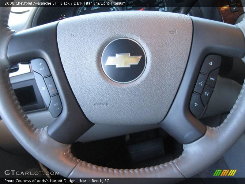 Black / Dark Titanium/Light Titanium 2008 Chevrolet Avalanche LT