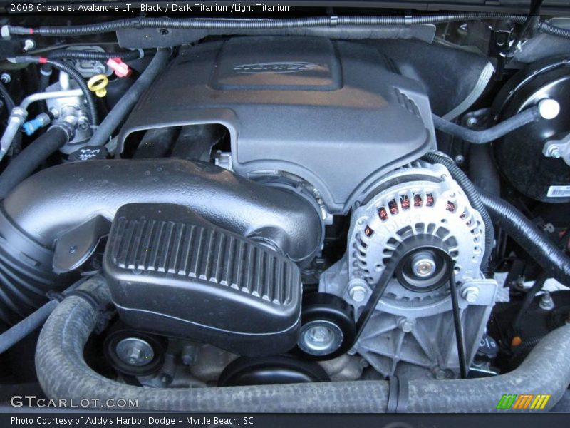 Black / Dark Titanium/Light Titanium 2008 Chevrolet Avalanche LT