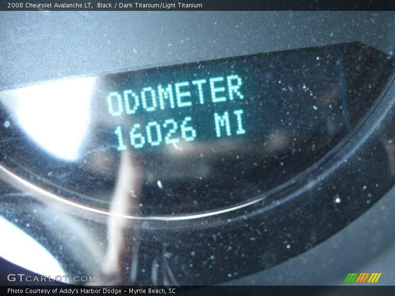 Black / Dark Titanium/Light Titanium 2008 Chevrolet Avalanche LT