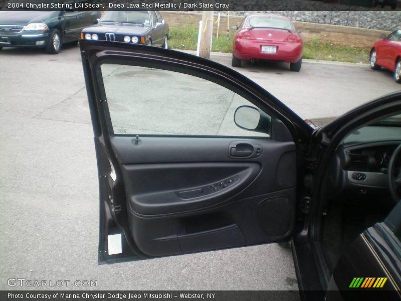 Deep Lava Red Metallic / Dark Slate Gray 2004 Chrysler Sebring LXi Sedan