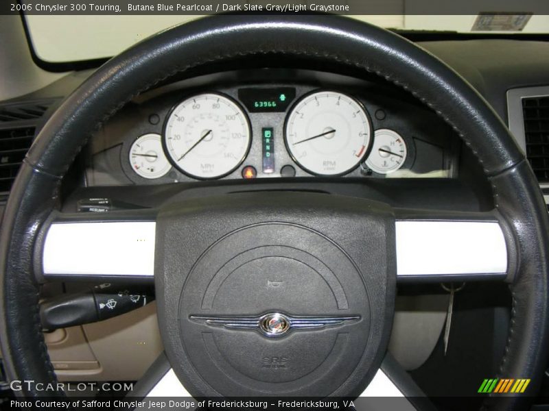 Butane Blue Pearlcoat / Dark Slate Gray/Light Graystone 2006 Chrysler 300 Touring