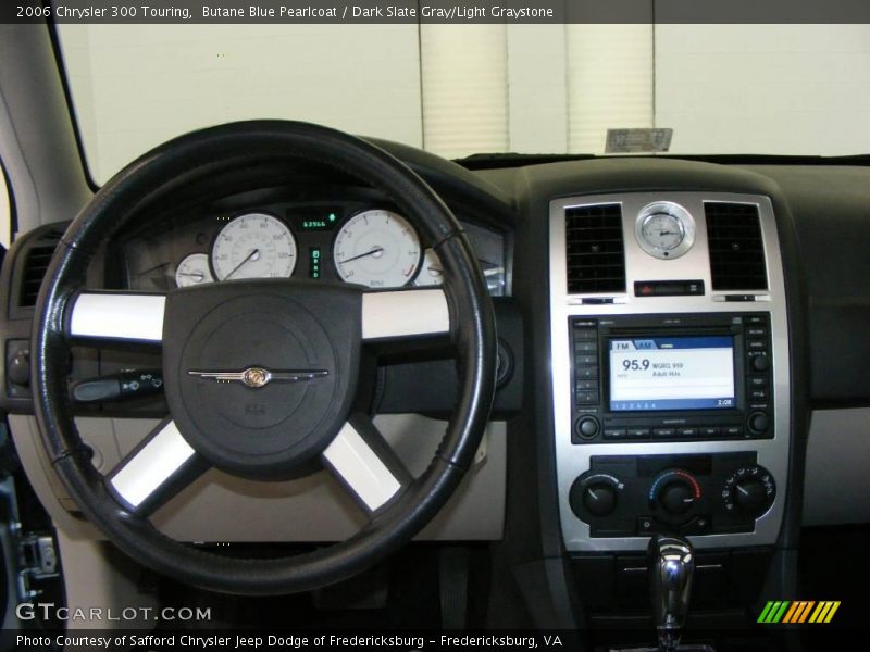 Butane Blue Pearlcoat / Dark Slate Gray/Light Graystone 2006 Chrysler 300 Touring