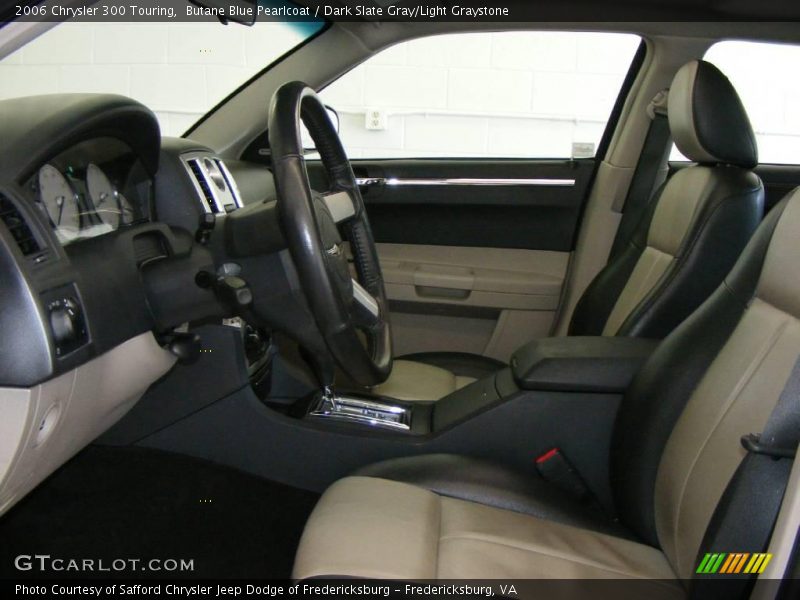 Butane Blue Pearlcoat / Dark Slate Gray/Light Graystone 2006 Chrysler 300 Touring