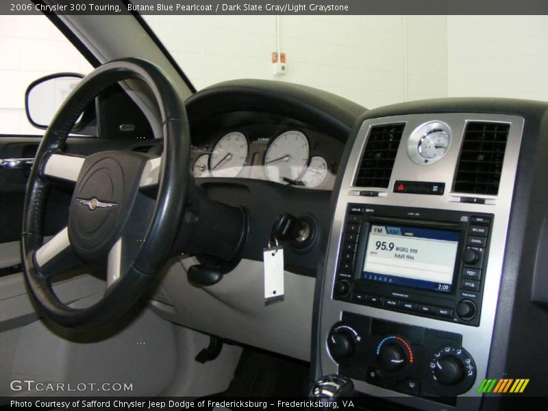 Butane Blue Pearlcoat / Dark Slate Gray/Light Graystone 2006 Chrysler 300 Touring