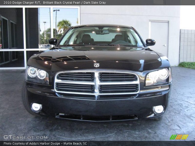 Brilliant Black Crystal Pearl / Dark Slate Gray 2010 Dodge Charger R/T