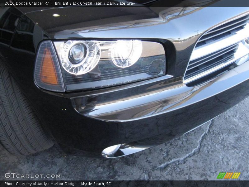 Brilliant Black Crystal Pearl / Dark Slate Gray 2010 Dodge Charger R/T