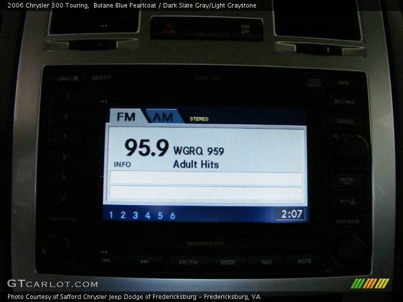 Butane Blue Pearlcoat / Dark Slate Gray/Light Graystone 2006 Chrysler 300 Touring