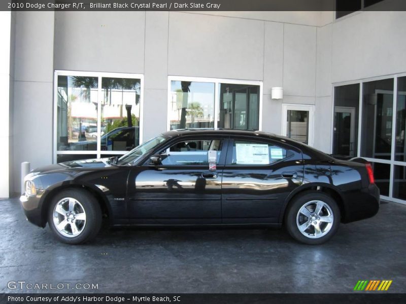 Brilliant Black Crystal Pearl / Dark Slate Gray 2010 Dodge Charger R/T