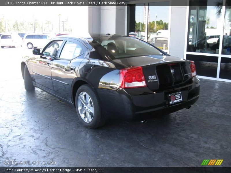 Brilliant Black Crystal Pearl / Dark Slate Gray 2010 Dodge Charger R/T