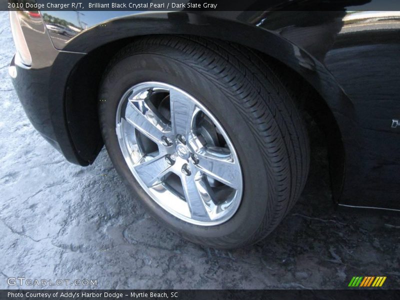 Brilliant Black Crystal Pearl / Dark Slate Gray 2010 Dodge Charger R/T