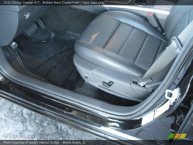Brilliant Black Crystal Pearl / Dark Slate Gray 2010 Dodge Charger R/T