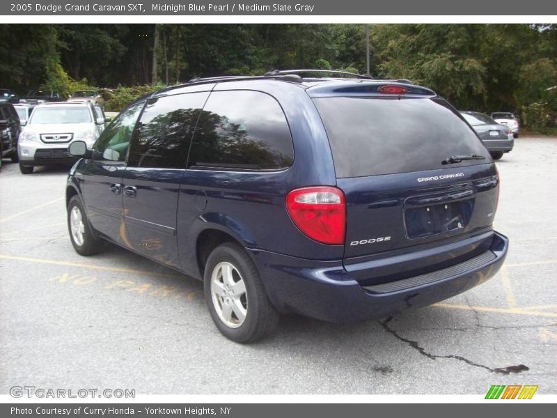 Midnight Blue Pearl / Medium Slate Gray 2005 Dodge Grand Caravan SXT