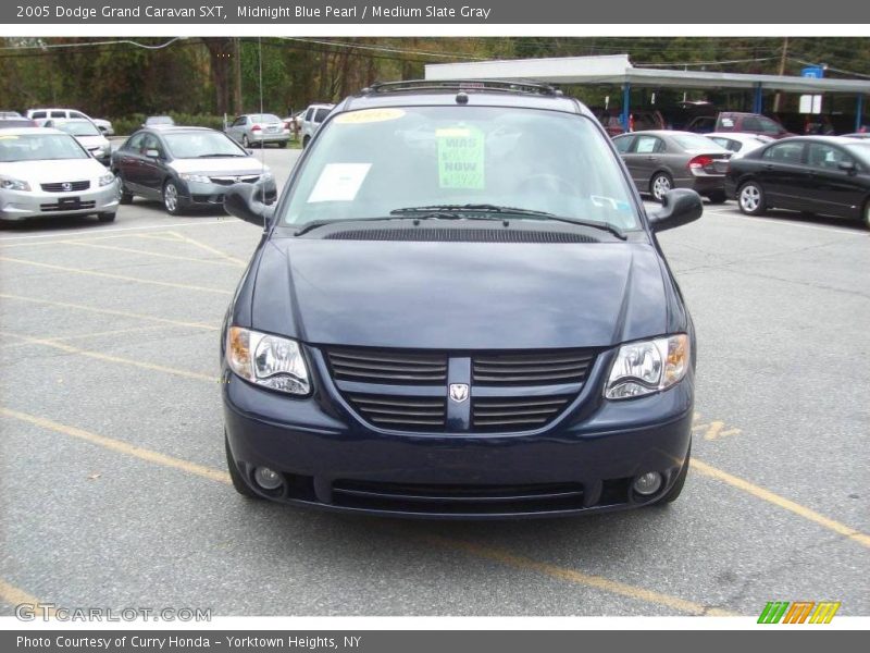 Midnight Blue Pearl / Medium Slate Gray 2005 Dodge Grand Caravan SXT
