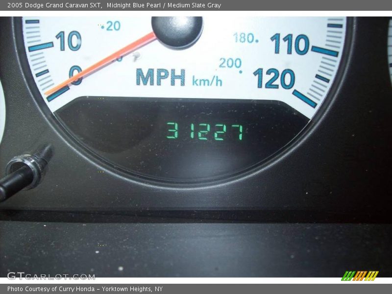 Midnight Blue Pearl / Medium Slate Gray 2005 Dodge Grand Caravan SXT