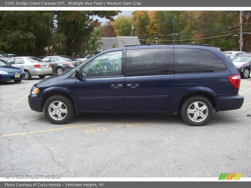 Midnight Blue Pearl / Medium Slate Gray 2005 Dodge Grand Caravan SXT